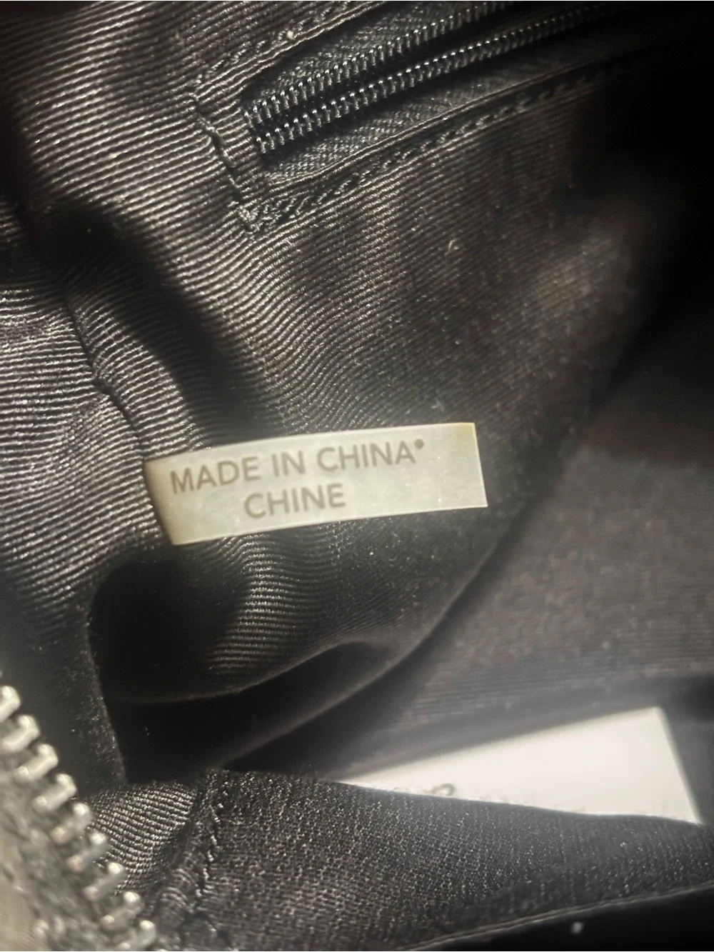 Coach Black and White Logo Satchel with Tan Tag - Picture 8 of 8